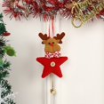 thumbnail image 1 of Fiudx Artículos en oferta con ofertas flash Colgante de Navidad Colgante de árbol de Navidad Decoración Colgante de campana de Papá Noel Decoración, 1 of 6