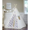 thumbnail image 2 of Flower Fairy Teepee Tent, Play Tent, Play House, Kids Room Decor, 2 of 6