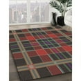 thumbnail image 3 of Ahgly Company Machine Washable Indoor Square Transitional Night Red Area Rugs, 4' Square, 3 of 7