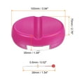 thumbnail image 2 of Uxcell Almohadilla Magnética para Alfileres con 100pcs Alfileres de Cabeza Plástica, Soporte de Alfileres Magnéticos con Cajón, Rosa, 2 of 7