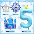 thumbnail image 2 of Set de globos para fiesta Gretion, 5.º cumpleaños, copo de nieve invernal, 2 of 8