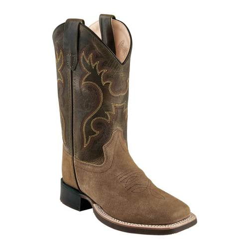 Old West Children's Broad Square Toe Boots