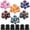 Red & Black, variant on 7pcs Polyhedral DND Dice, for Dungeons and Dragons, RPG,Role Playing Table Game, Purple & Blue