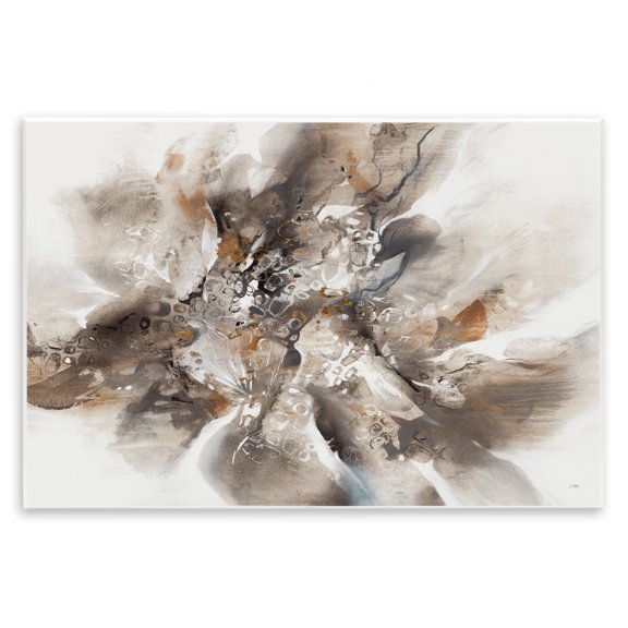 Stupell Industries Modern Chaotic Abstract Brush Strokes Square Shape Patterns Wall Plaque Art, 15 x 10, by K. Nari