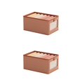 thumbnail image 3 of maskred Commode Tiroir à Vêtements Solution de Rangement Gain de Temps et d'Espace et Considérablement Claret 44 * 30 * 20 2Set, 3 of 6