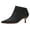 Black, variant on Women Classic Kitten Low Heel Chelsea Ankle Boots Pointed Closed Toe Slip On Leather Easy Walking Dress Shoes Size 16 Black