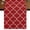 Red, variant on Red Moroccan Burlap Cotton Table Runner 13x36 Inches Short, Morocco Ethnic Abstract Quatrefoil Grid Farmhouse Table Runners, Outdoor Dining Tablecloths Decor for Baby Shower/Party/Wedding