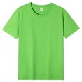 thumbnail image 1 of Sélectionné Chemise à Manches Courtes en Coton Pur Col Rond Parent-Enfant, Haut Ample de Sport Décontracté pour Fête, 1 of 2