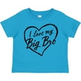 thumbnail image 3 of Inktastic I Love My Big Bro in Black Chalk Heart Boys or Girls Toddler T-Shirt, 3 of 5