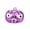 B005- Purple, variant on Mini Halloween Pumpkin Decor, Halloween Pumpkin Decorations, Kids Toys, Sensory Toys, 3X2 Inch Green Glitter Angry Face Short Squeeze Pumpkin, for Relaxation, Tension Reduction,
