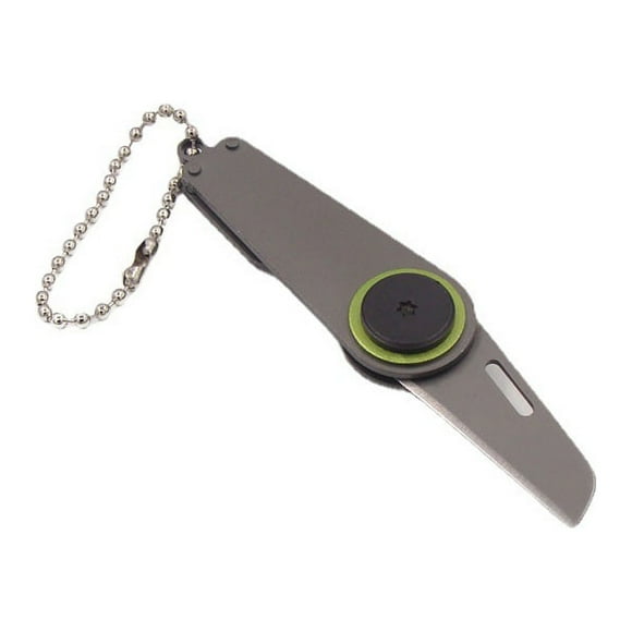 1 multi-functional keychain tool outdoor camping EDC knife stainless steel mini folding knife portable buckle
