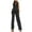 Black, variant on Gamivast Women Pant Suits 2-Pieces Sets Solid Blazers Coats and Trousers Elegant Street Two Suit Clothing Black XXL Cancel Order