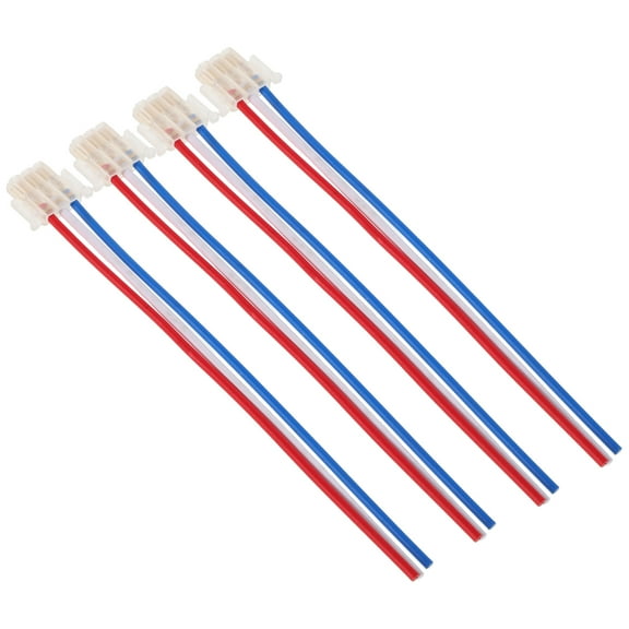 HOMEMAXS 4pcs Copper Auto Headlight Switch Wire Motorcycle Switch Button Connector Set Hamdlebar Button Switch Harness Light On-Off Button Wiring Handlebar Switch Adaptor