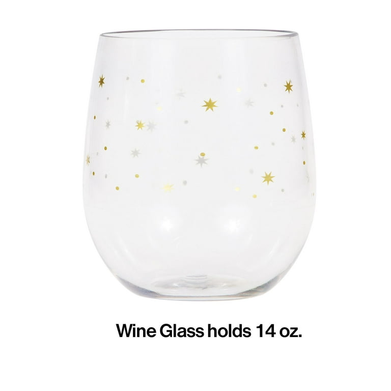 Crystal Clear Stemless Wine Glass – Pyle USA