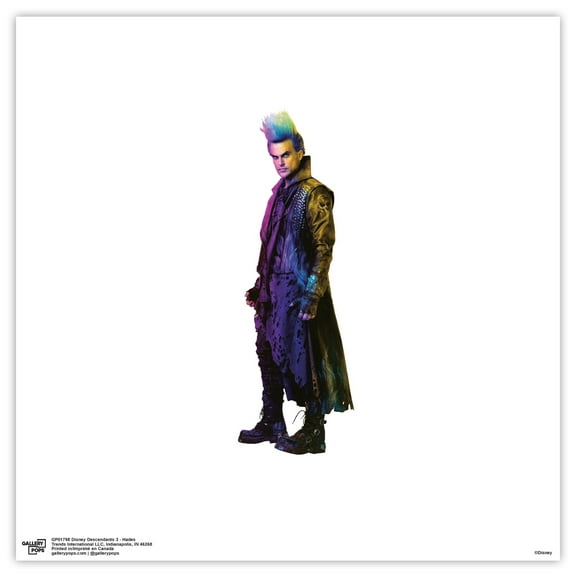 Gallery Pops Disney Descendants 3 - Hades Wall Art, Unframed Version, 12" x 12"