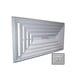 thumbnail image 2 of Difusor Rectangular Estetico DiamanBis 4 Way 15x15 100% Aluminio Blanco 1406m3/hr 4 vias marco biselado., 2 of 2