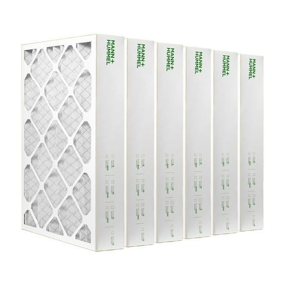 16x25x4 MERV 8 AC Furnace 4" Inch Air Filter. 6 PACK. (Actual Depth: 3-3/4")