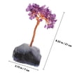 thumbnail image 2 of unbranded Árbol De Cristal Amatista Para De Escritorio Con Artesanía Y Buena Fortuna, 2 of 6