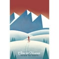 thumbnail image 4 of Skier In the Mountains, Litho (1000 Piece Puzzle, Size 19x27, Challenging Jigsaw Puzzle for Adults and Family, Made in USA), 4 of 4