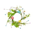thumbnail image 2 of Pascua anillo de velas Coloful Huevo Garland Garland Spring Artificial Artificial For Farmhouse Home Window Chimenea Centro de mesa, 2 of 7