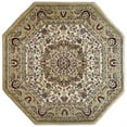 thumbnail image 2 of Flash Furniture Mersin Octagonal Traditional Black, Burgundy, Green, Beige, Ivory Area Rug, 4' x 4', 2 of 5
