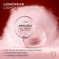 thumbnail image 3 of L'Oréal Paris Infallible Blur-Fection Loose Setting Powder, up to 24H Wear, 3 of 8