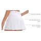 thumbnail image 4 of Falda CRZ YOGA Plisada de Tenis Blanca con Bolsillos Talle Pequeño, 4 of 5