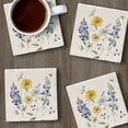 thumbnail image 2 of Thirstystone Lovely Blue Floral 4-Pack Tumbled Tile Coasters, 2 of 7