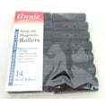 thumbnail image 3 of Annie Snap-On Magnetic Rollers – 1/2″ Small Size, Black, 14 Count | Smooth Curlers with Secure Snap Covers – #1234, 3 of 3