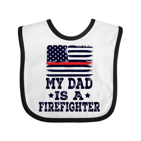 

Inktastic Dad is a Firefighter Gift Baby Boy or Baby Girl Bib