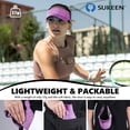 thumbnail image 3 of Sukeen Sports Sun Visor Men Women Stretchy Visor Hat Breathable Cooling Print Sun Visor Hat, 3 of 5