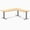 Bamboo / Space Gray, variant on Desky Zero Bamboo L-Shape Office Desk - Dark Bamboo / 60 X 30 X 62 X 20 Inches / Matte Black