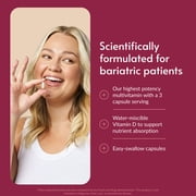 Bariatric Advantage Ultra Multivitamin with Iron - Ultra Multi with Iron - Capsule Format Multivitamin - Provides Full Complex Of B Vitamins - With Vitamin C, Chromium & More - 90 Capsules