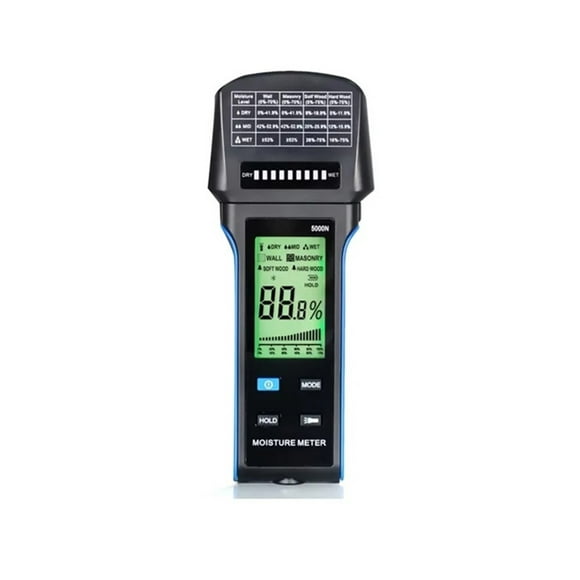 Wall Moisture Meter Rechargeable Moisture Meter 4-In-1 Wood Drywall Moisture Tester , 0-75% Range