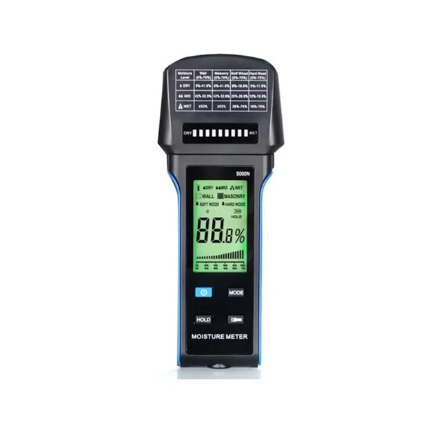 Wall Moisture Meter Rechargeable Moisture Meter 4-In-1 Wood Drywall Moisture Tester , 0-75% Range
