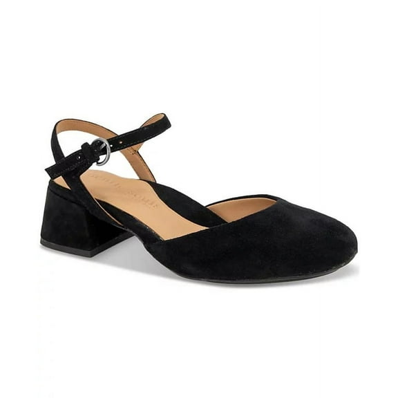 Gentle Souls by Kenneth Cole BLACK SUEDE Women's Lucinda Pumps, US 9.5