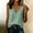 Green, variant on ClodeEU Women's V Neck Lace Trim Sleeveless Tank Top, Casual Solid Color Blouse Khaki,Women's Plus L