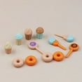 thumbnail image 4 of Sweet Treats Cart Toy, Mini Ice Cream Cart Safe Plastic Movable Wheels  for Birthday, 4 of 6