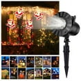 thumbnail image 2 of Upgraded LED Christmas Projector Light with 16 Patterns, Moving Snowflake Spotlight LED Lawn Garden for Holiday Christmas Garden Patio Stage House Decoration, 2 of 11