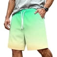 thumbnail image 2 of BRANROY Mens Athletic Shorts for Summer - Solid Color Drawstring Elastic Waist Loose Fit Gym Shorts, Running Shorts for Men and Mens Gym Shorts for Workout,Navy,2XL, 2 of 5