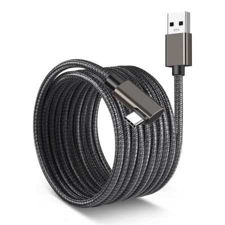 Vonzuda VR Link Cable Compatible with Oculus Quest 2 / Quest 1 / Meta Quest 3 / Quest Pro, 16FT USB 3.0 to Type-C High Speed Data Transfer Charging Cord for Gaming PC & USB-C Chargers