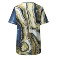 thumbnail image 4 of Gibobby Camiseta de Manga Corta con Cuello en V Camiseta suelta informal con cuello en V para mujer, blusa manga corta con estampado(Verde,M), 4 of 5