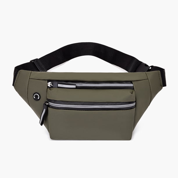 Fashion Waist Bag Men's And Women's Casual Large Capacity Messenger Bag Men's Mobile Phone Waist Bag