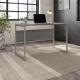 thumbnail image 2 of Pemberly Row 48W x 24D Computer Table Desk in Platinum Gray - Engineered Wood, 2 of 13