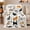 Scattered Cats, variant on Playful Cartoon Cats Whimsical Illustration Cat Lover, Playful Pet Portrait Pattern, Warm Flannel Blanket for Living Room and Reading Nook, Cat Lovers Friendship Gift, Pet Lover Home Decor
