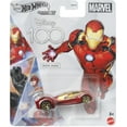 thumbnail image 4 of Hot Wheels Disney 100 Iron Man Character Car, 1:64 Scale Collectible Toy Car, 4 of 4