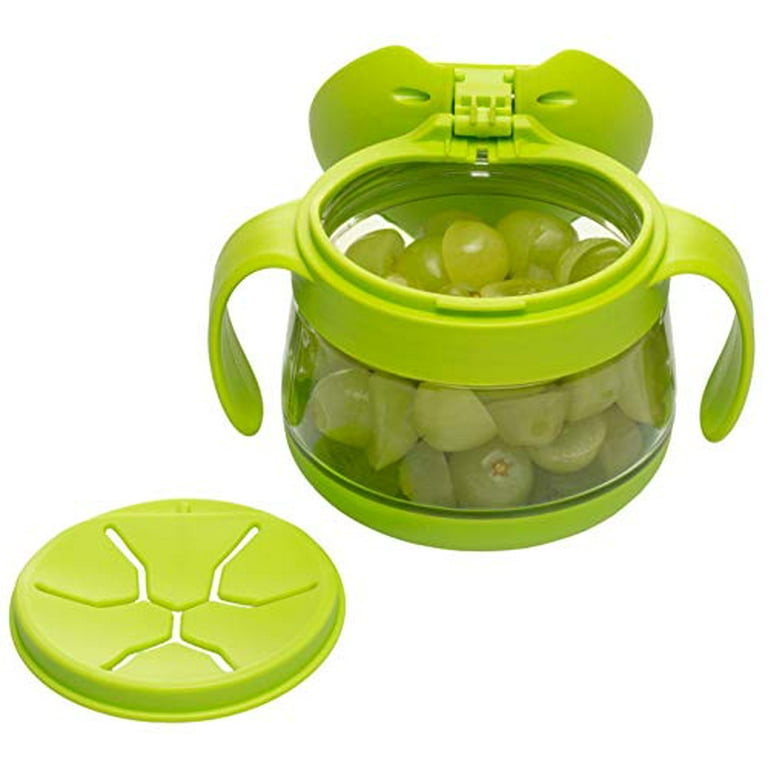  Ubbi Tweat No Spill Snack Container for Kids, BPA-Free, Toddler  Snack Catcher, Blue : Baby