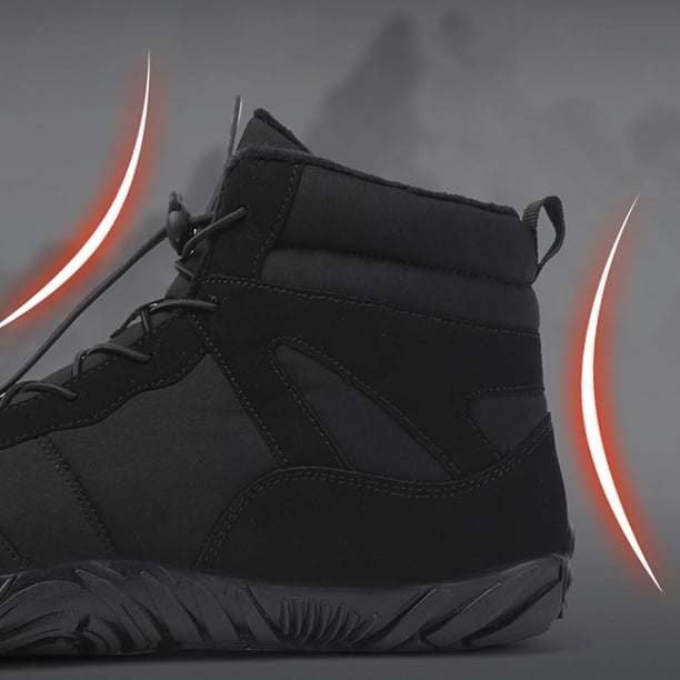 Zapatos cálidos de algodón, zapatos casuales de invierno impermeables de felpa, cómodas zapatillas de deporte masculinas