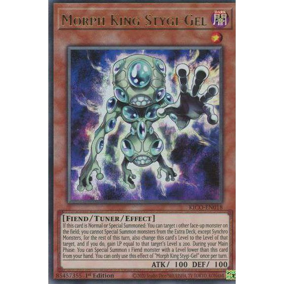 YuGiOh King's Court Ultra Rare Morph King Stygi-Gel KICO-EN018