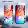 thumbnail image 6 of Elegant Choise Screen and Camera Lens Protector Tempered Glass Film for iPhone 15 Pro, Clear, 6 of 13